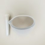 Mortier avec pilon en porcelaine de 150 ml
